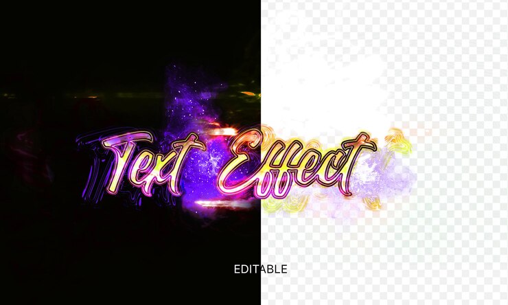 PSD efecto de texto editable photoshop psd tendencia moderna efecto de fuente estilo 3d