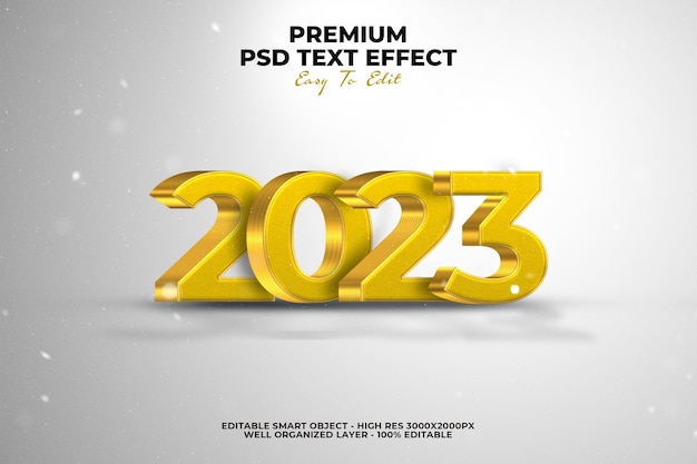 efecto de texto editable psd 2023