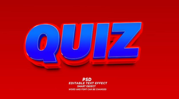 Efecto de texto editable en PSD 3D