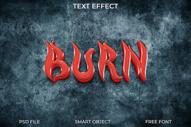 Efecto de texto editable PSD stargo 3D