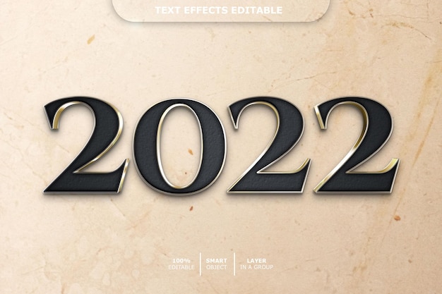 Efecto de texto editable