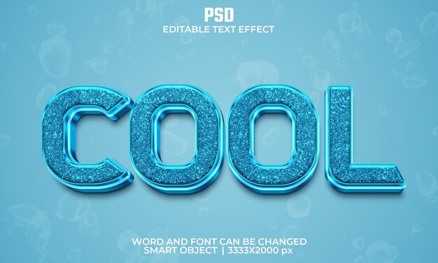 Efecto de texto editable