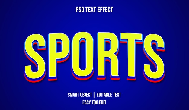efecto de texto en estilo deportivo