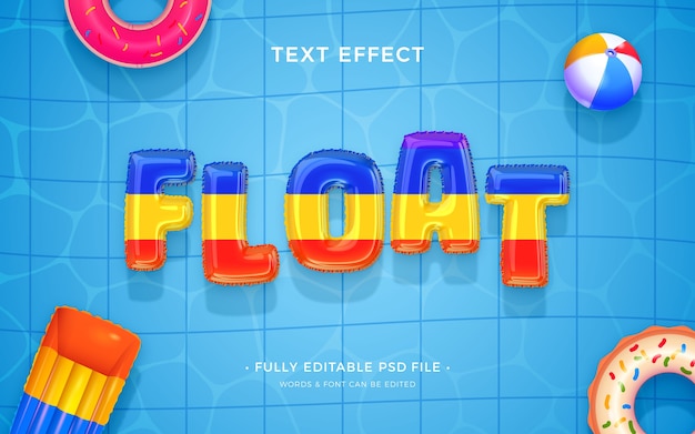 Efecto de texto flotante