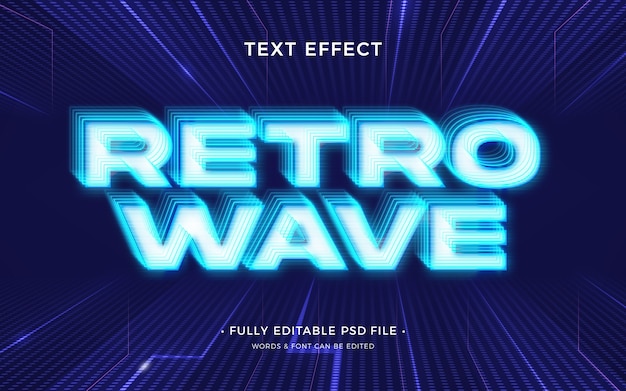 Efecto de texto de malla de microondas