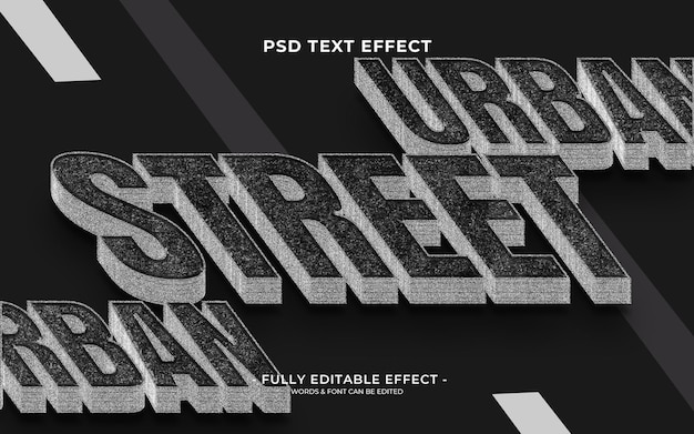 PSD efecto de texto oxidado grunge