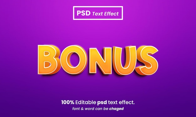 Efecto de texto psd editable 3d premium adicional