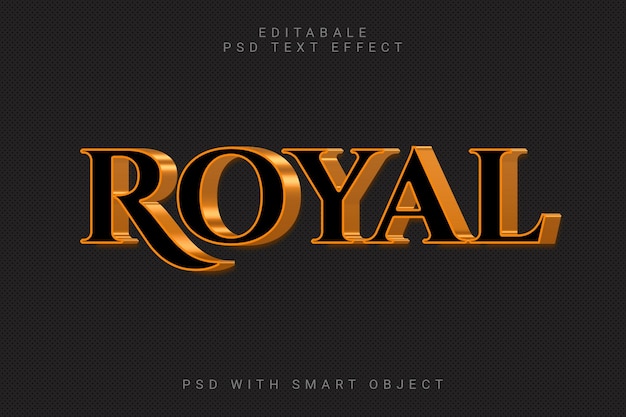 Efecto de texto real 3d