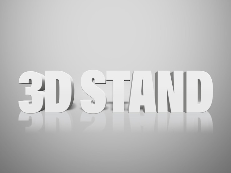 PSD efecto de texto de soporte 3d