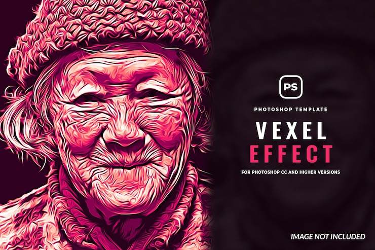 PSD efecto vexel photoshop