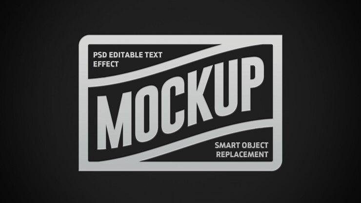 PSD efectos de texto editables en 3d