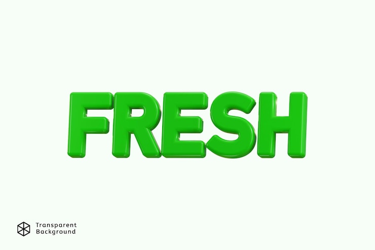 PSD efectos de texto fresco en 3d ilustración vectorial de renderización en 3d