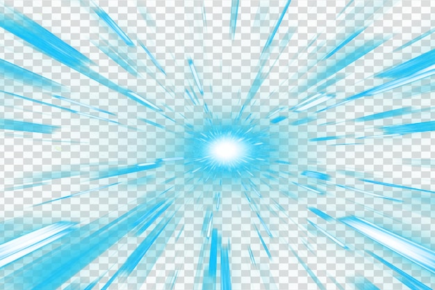 Efeito de deformação espacial azul Png