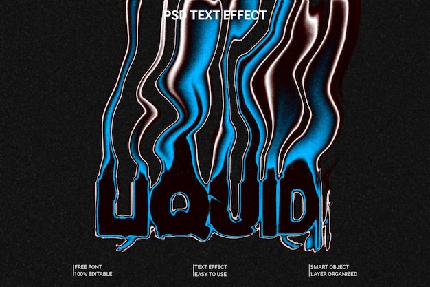 Efeito de estilo de texto editável 3D