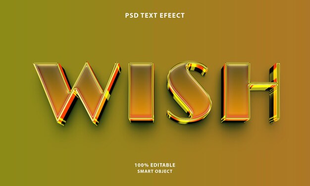 Efeito de estilo de texto psd livre