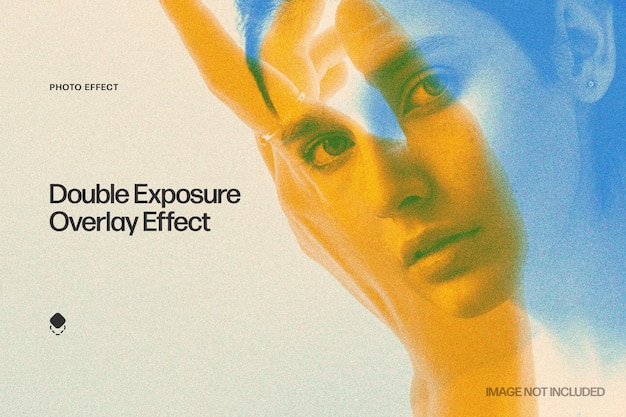 Efeito de foto de dupla exposição