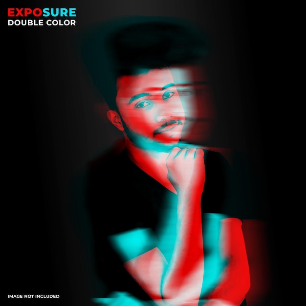 Efeito de foto de dupla exposição