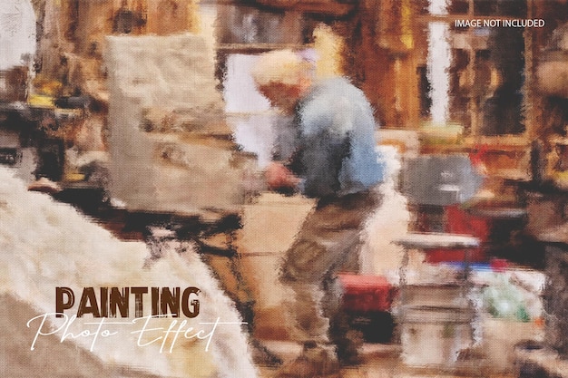 Efeito de foto de pintura
