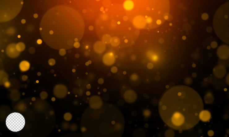 PSD efeito de luzes de bokeh