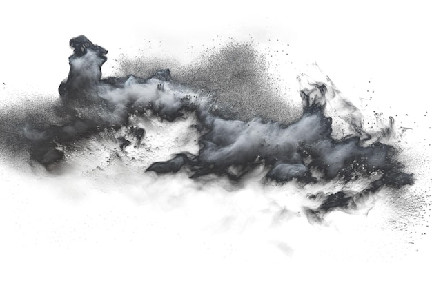 PSD efeito de nevoeiro realista em fundo transparente melhorando a atmosfera e adicionando profundidade ao seu projeto