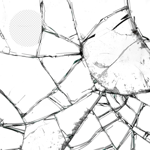 Efeito de rachaduras de vidro quebrado