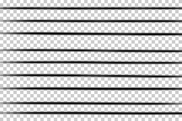 Efeito de sobreposição de sombras com elemento de design de fundo transparente
