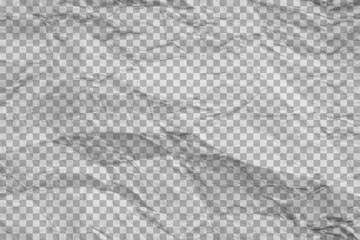 PSD efeito de sobreposição de textura de papel arrugado png superfície de papel enrugada