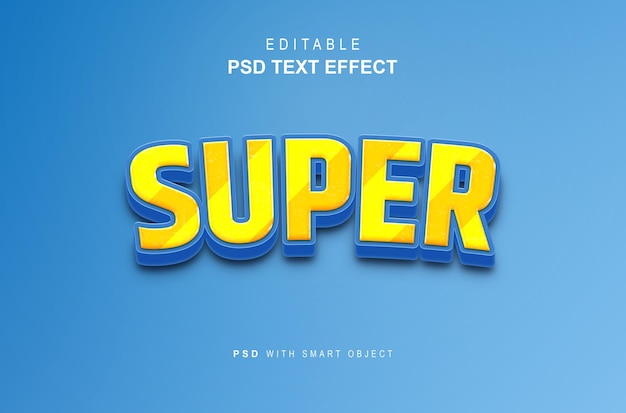 Efeito de texto 3d super criativo