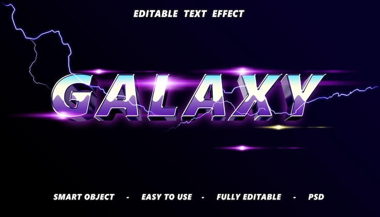 PSD efeito de texto 3d totalmente editável