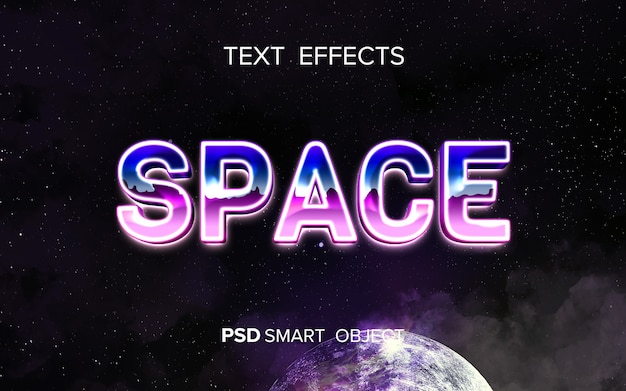 PSD efeito de texto arcade retrô