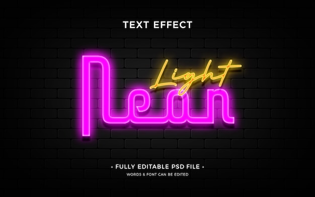 efeito de texto brilhante