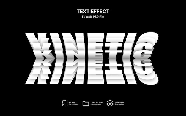 Efeito de texto cinético