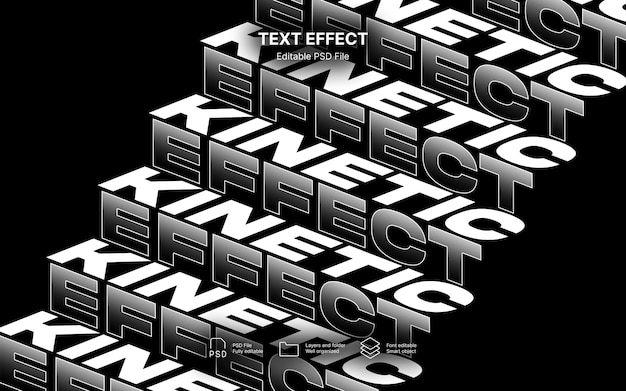 Efeito de texto cinético