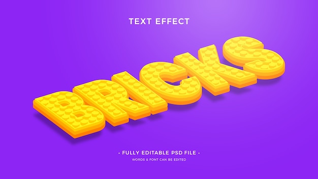 Efeito de texto de brinquedo