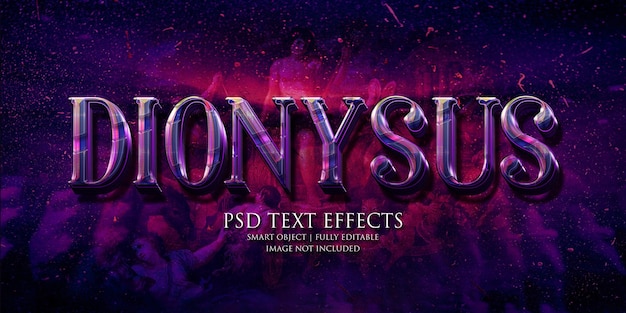 EFEITO DE TEXTO DE DIONYSUS