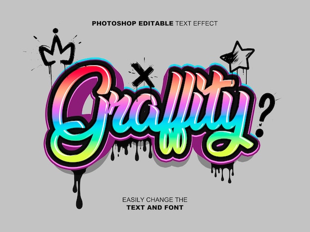 Efeito de texto de graffiti