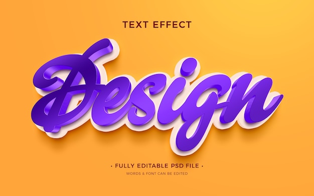 Efeito de texto de letras