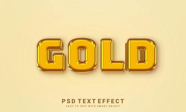 Efeito de Texto Dourado