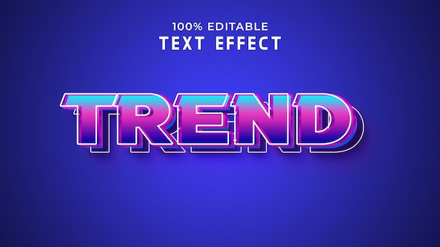 Efeito de texto editável em 3D com fundo Premium Psd