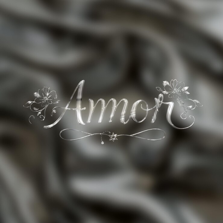 PSD efeito de texto no fundo matélico líquido glamuroso com rhodium silver aparencia fluida backgr