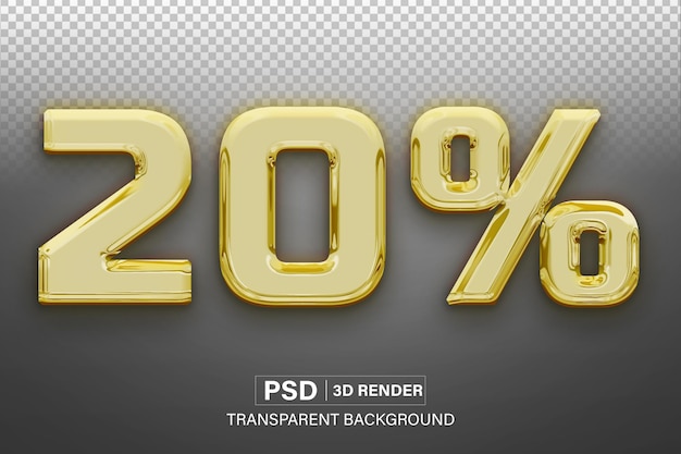 Efeito metálico dorado aislado sobre un fondo transparente