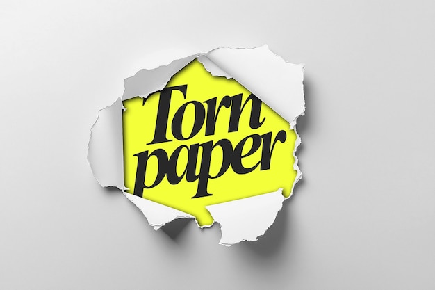Efeito Papel Rasgado