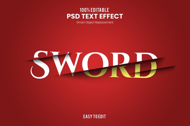 Efeito swordtext