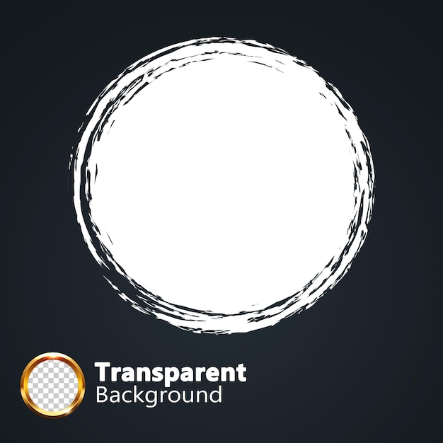 efeitos de círculo em fundo transparente