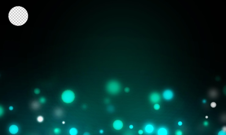 PSD efek cahaya bokeh