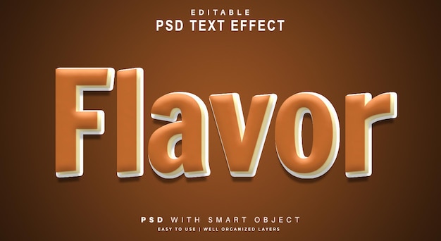 Efekt Flavor Text. Upravitelný text, chytrý objekt
