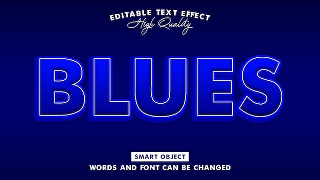 Effekt im blues-textstil