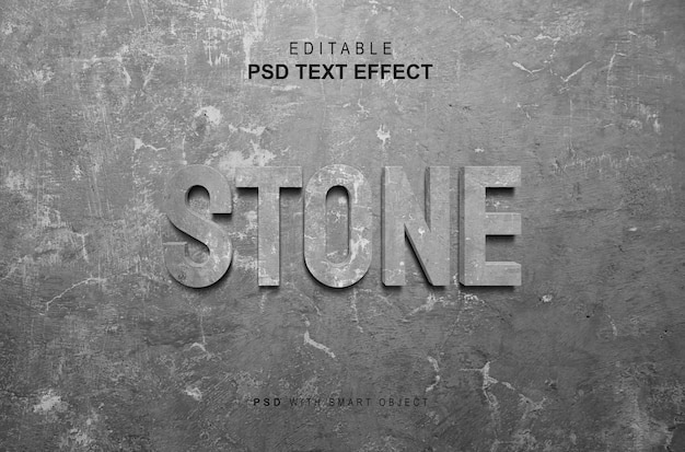 PSD effektdesign im steintextstil