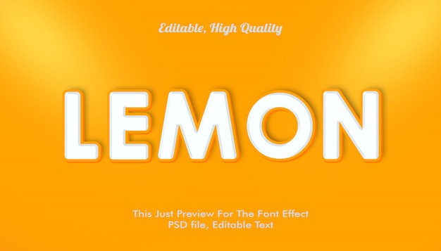 Effet de citron