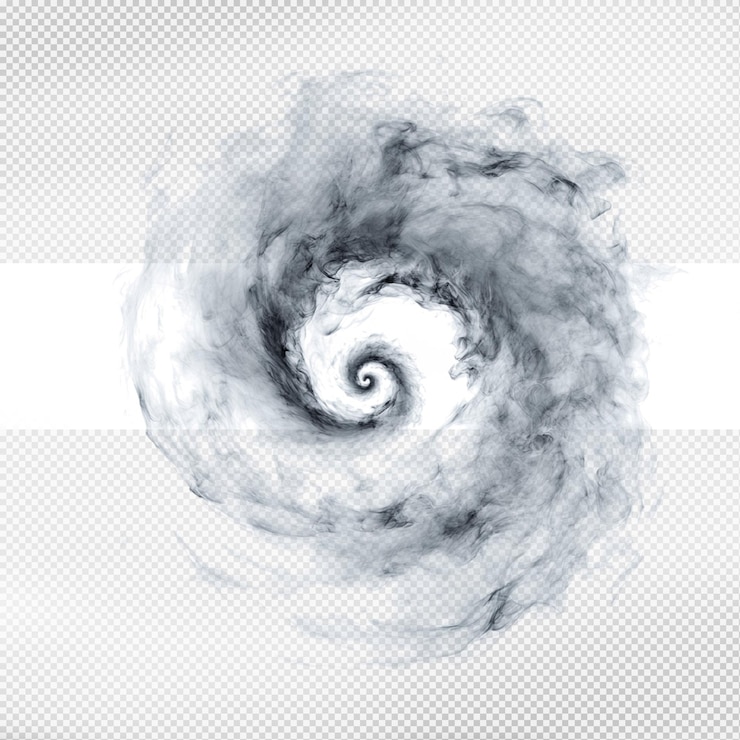 PSD effet de cyclone en spirale